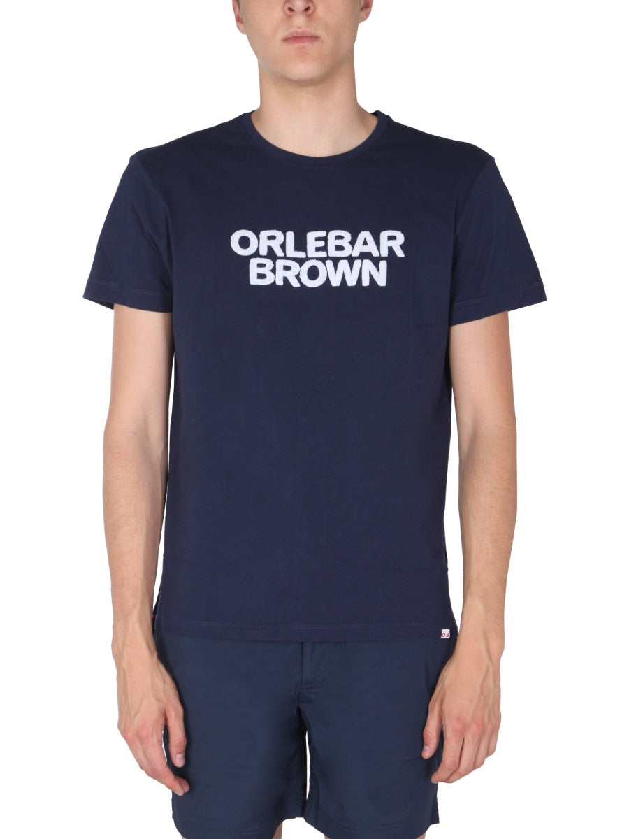 ORLEBAR BROWN Classic Crew Neck T-Shirt With Sponge Logo