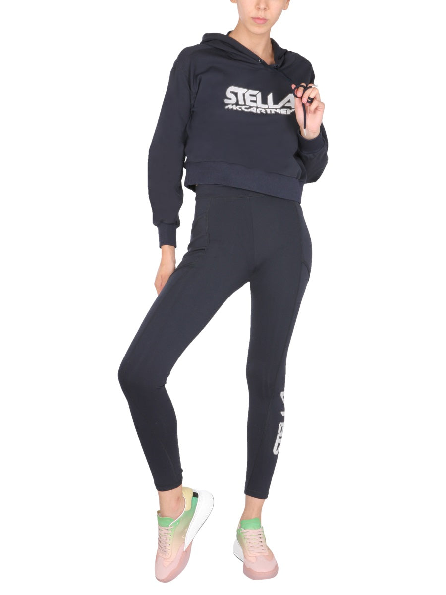 STELLA McCARTNEY Scuba Logo Leggings with Elastic Waist for Women