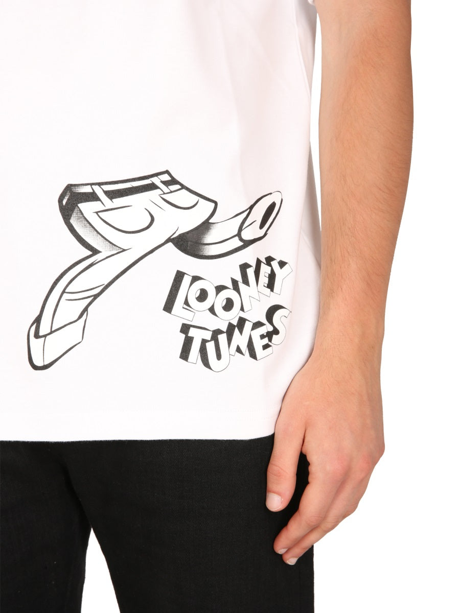 GCDS Looney Tunes Print Crew Neck T-Shirt