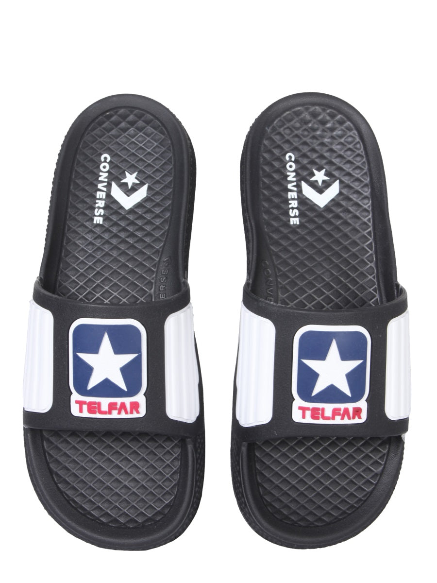 TELFAR X CONVERSE Trendy Rubber Slide Sandals with Comfort Sole