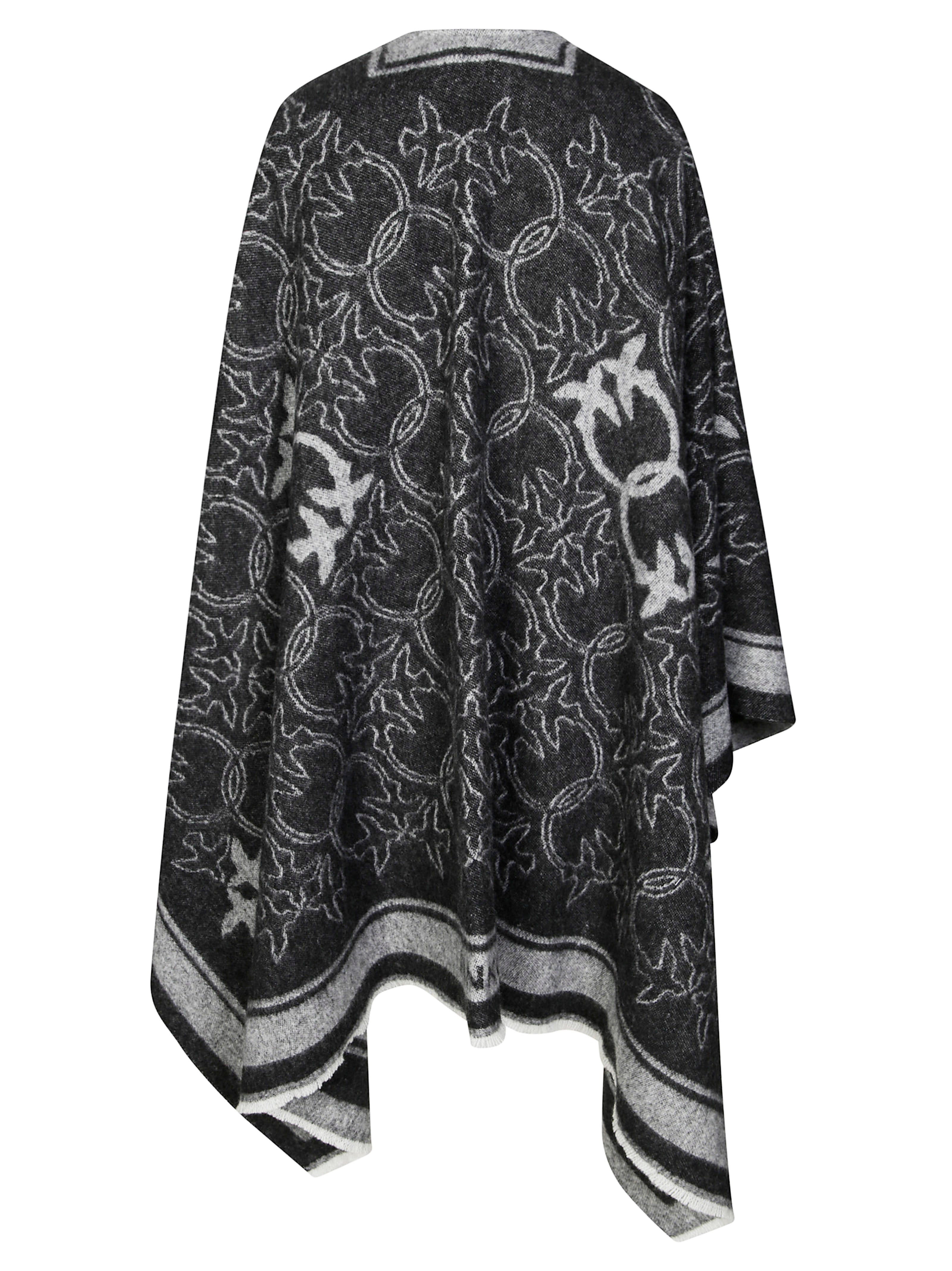 PINKO Jacquard Logo Cape for Men - FW25 Collection