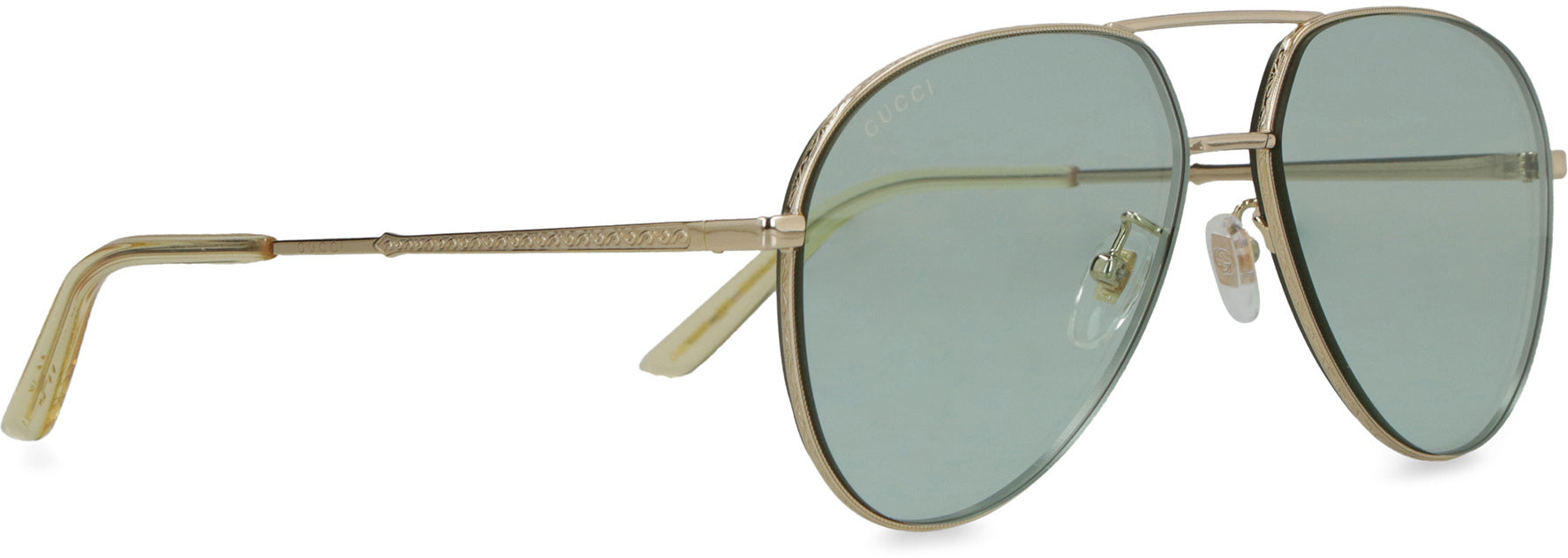 GUCCI Metal Aviator Sunglasses