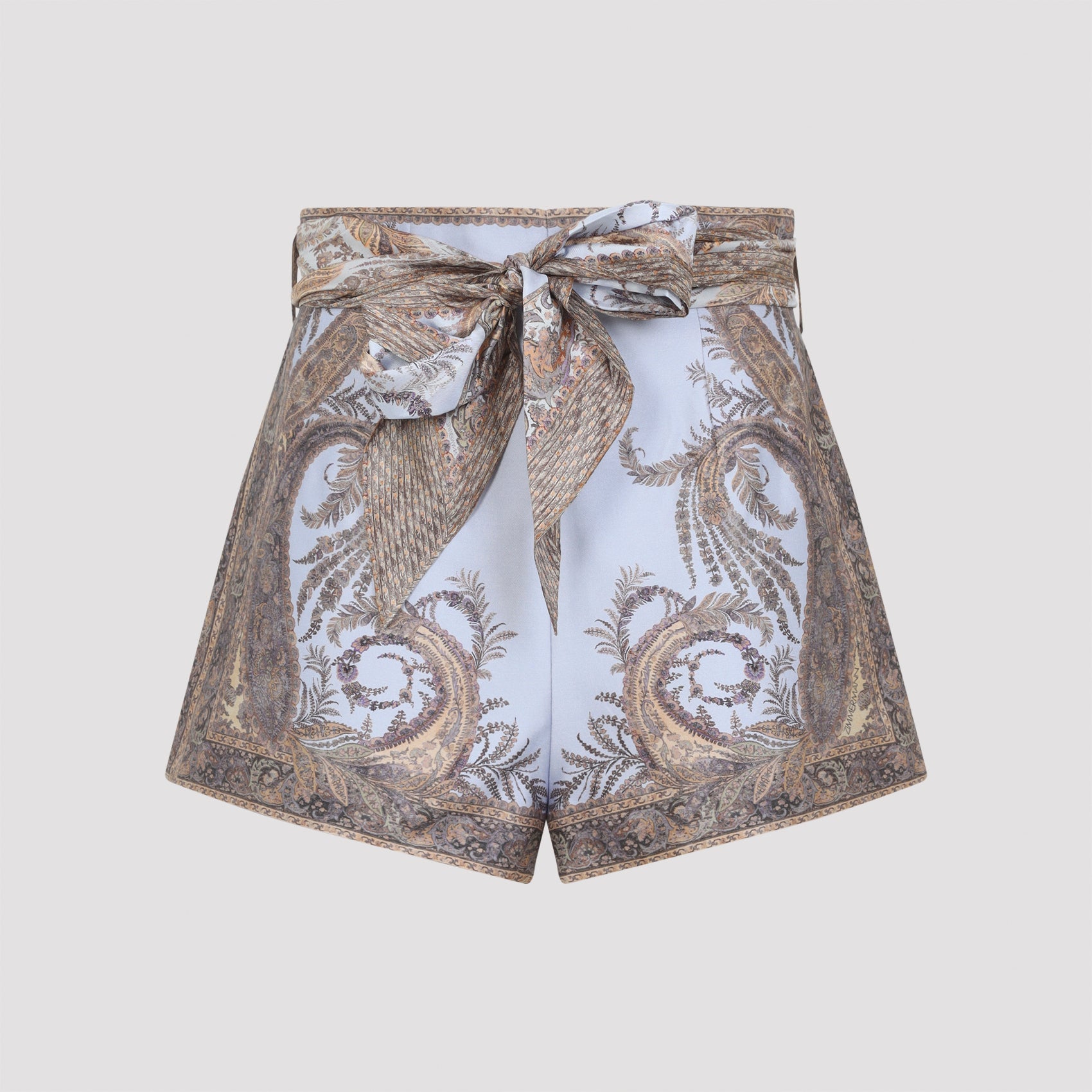 ZIMMERMANN Hypnotic Flat Front Mini Shorts