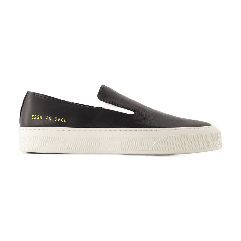 COMMON PROJECTS Premium Leather Slip-On Sneakers for Men
