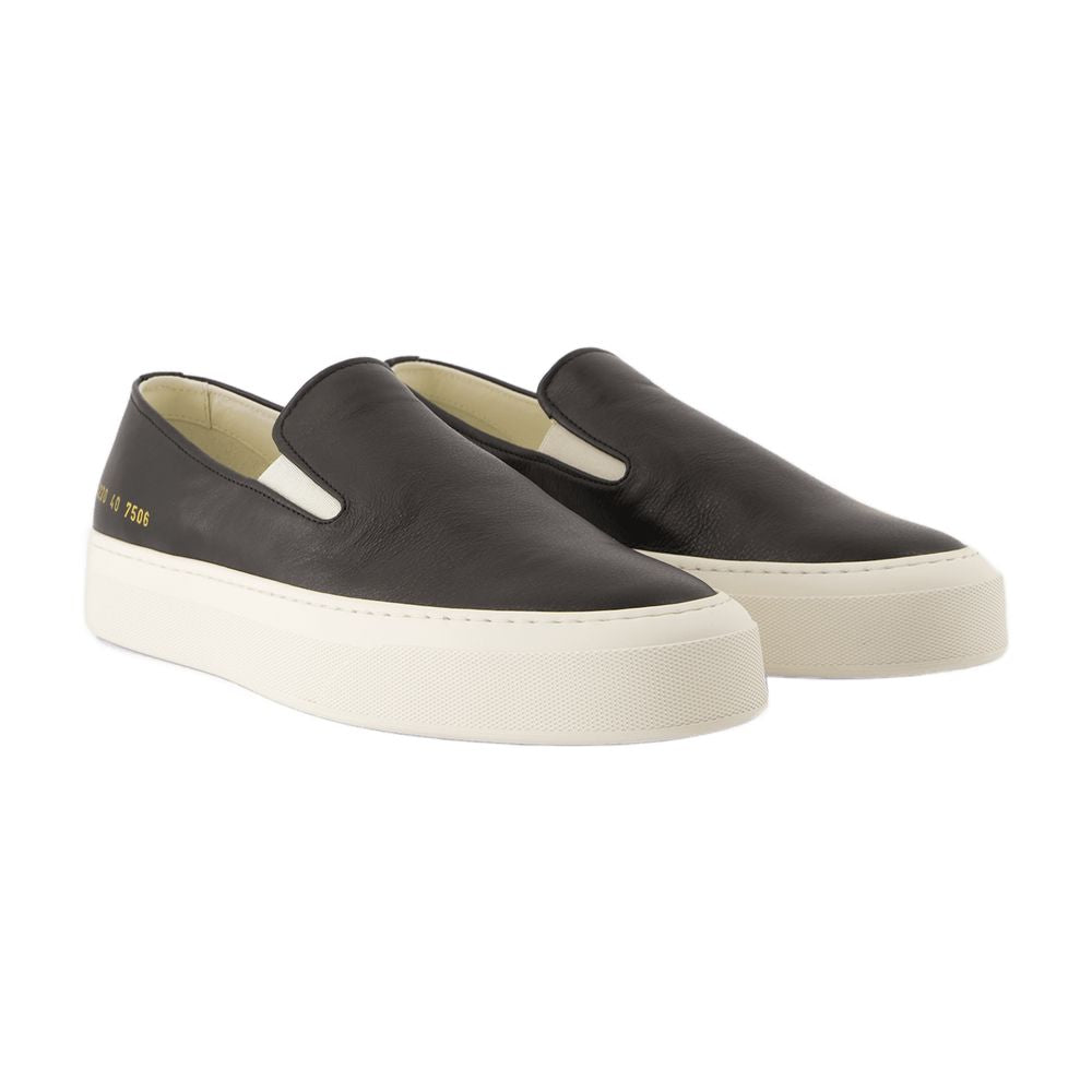 COMMON PROJECTS Premium Leather Slip-On Sneakers for Men