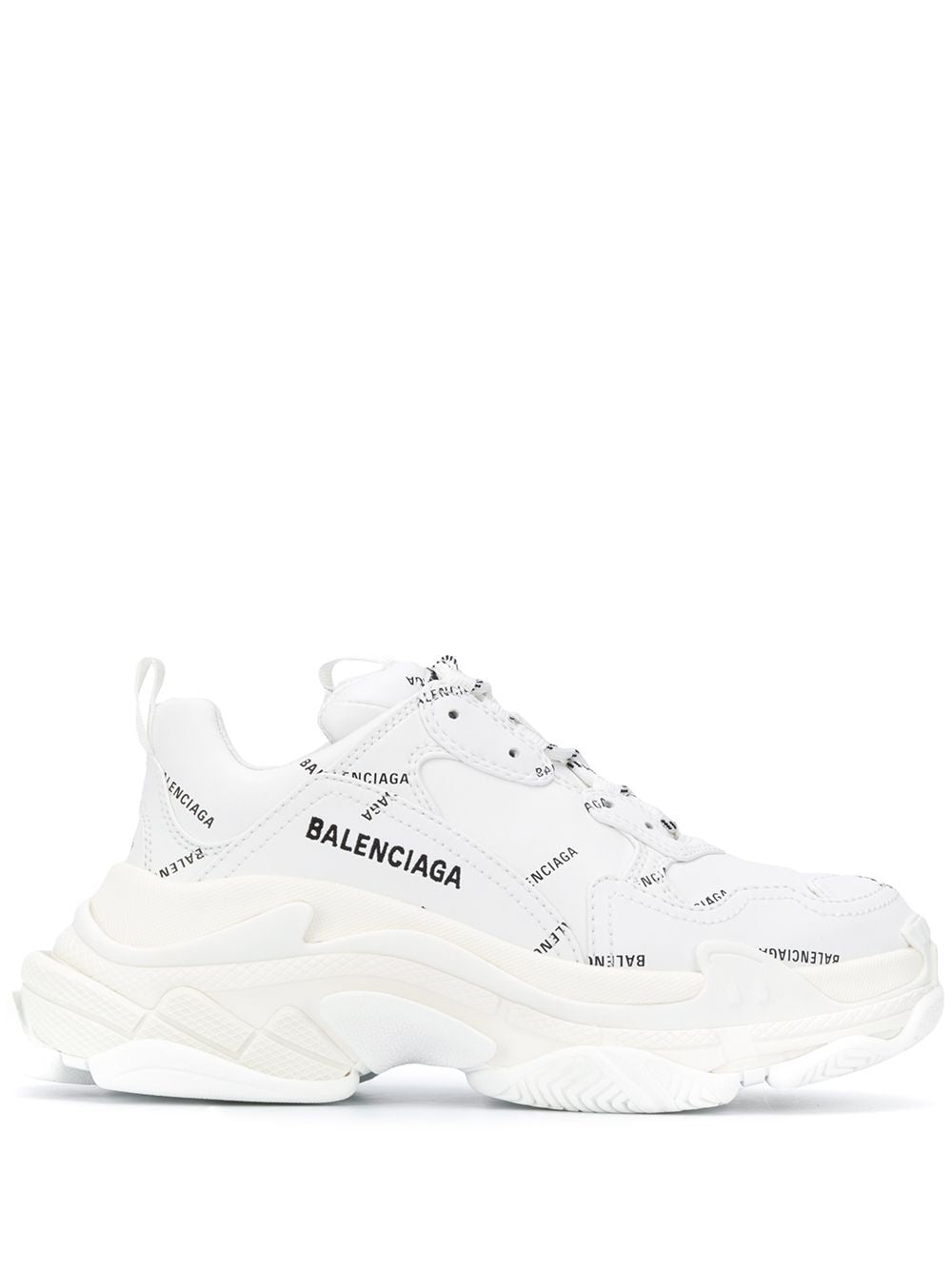 BALENCIAGA Women’s Synthetic Leather Triple S Sneakers