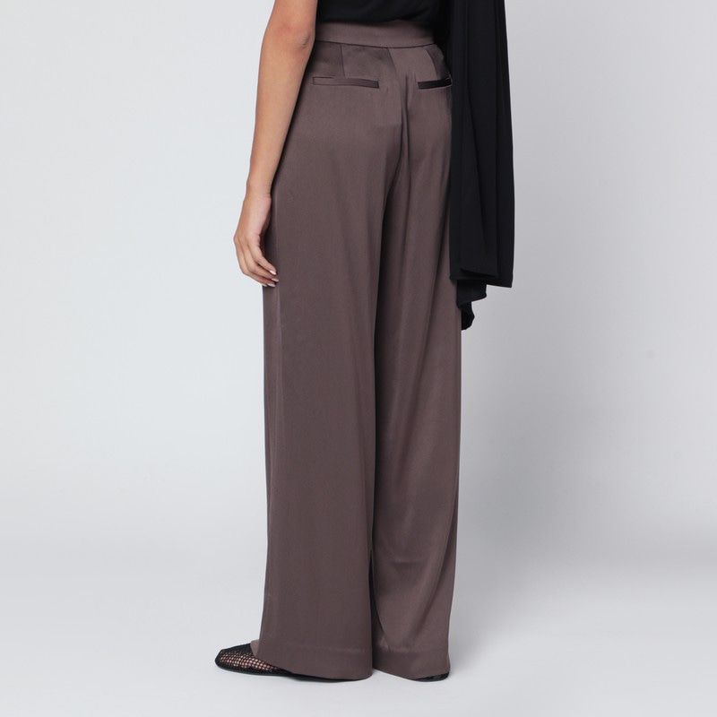 JONATHAN SIMKHAI Wide Leg Satin Trousers