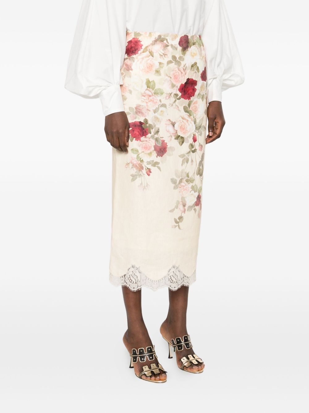 ZIMMERMANN Hypnotic Pencil Skirt - Size 0