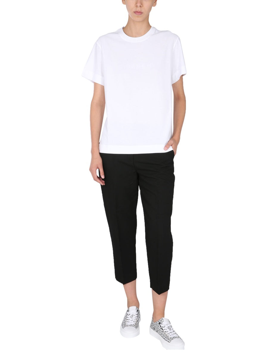 GIVENCHY Women’s Logo Crew Neck T-Shirt