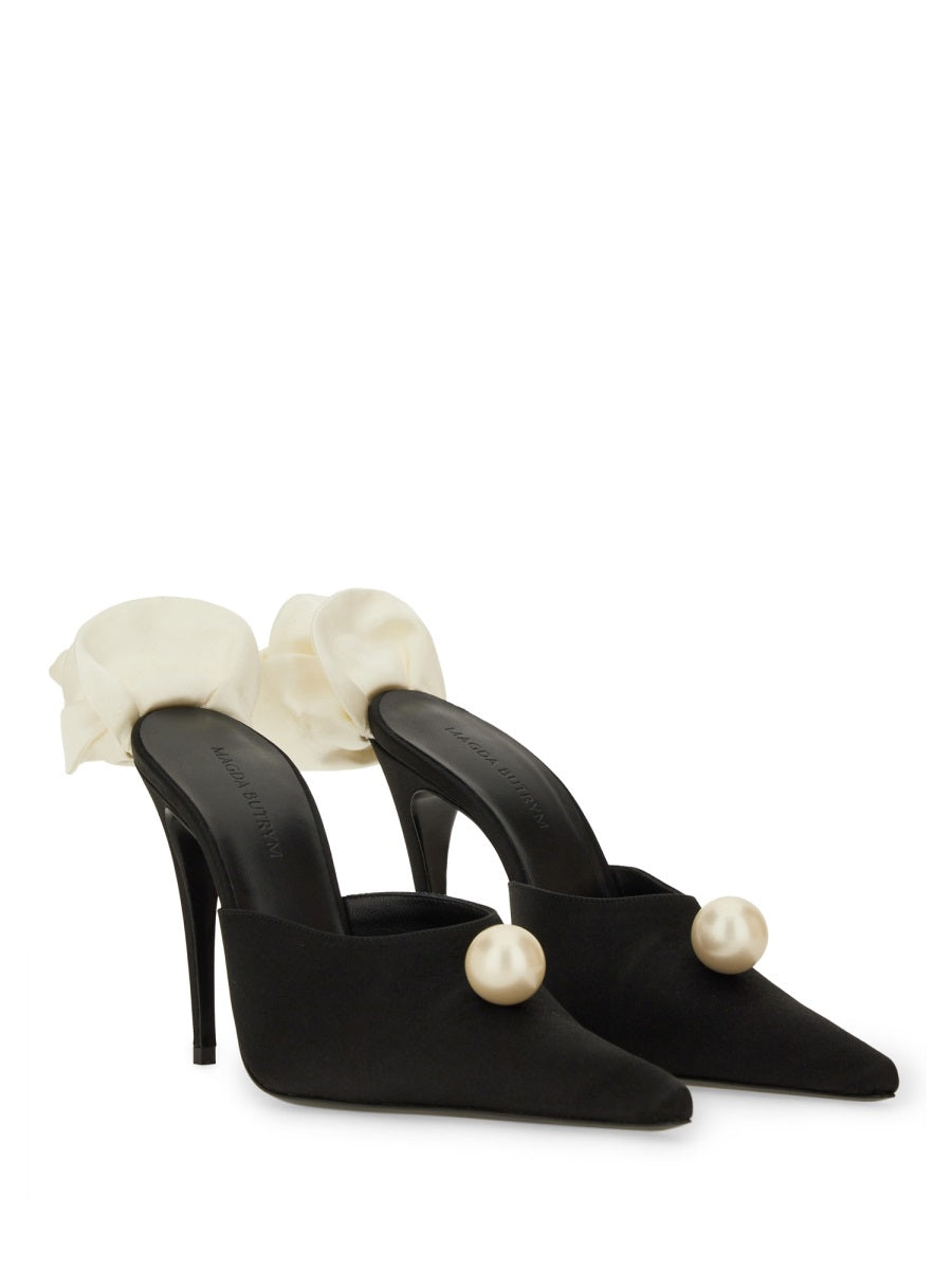 MAGDA BUTRYM Satin Flat Pumps for Women
