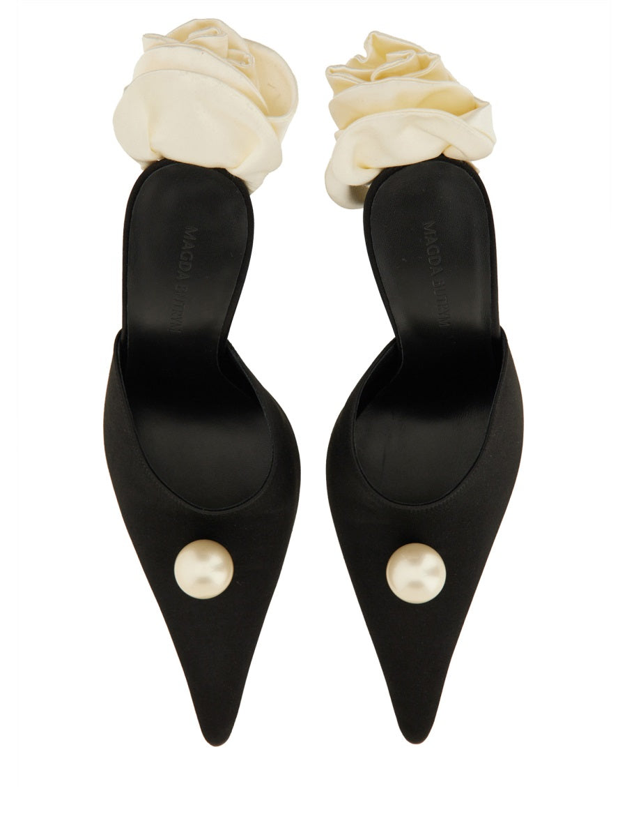 MAGDA BUTRYM Satin Flat Pumps for Women