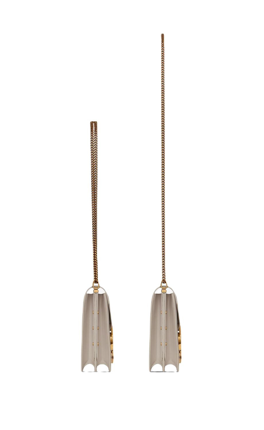 SAINT LAURENT CASSANDRE LOGO PLAQUE MINI Shoulder Handbag