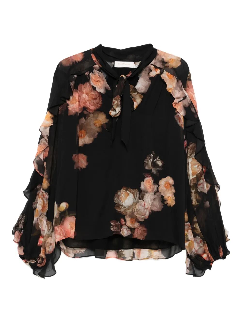 ZIMMERMANN Hypnotic Ruffled Blouse - Women’s Fashion Statement for FW25