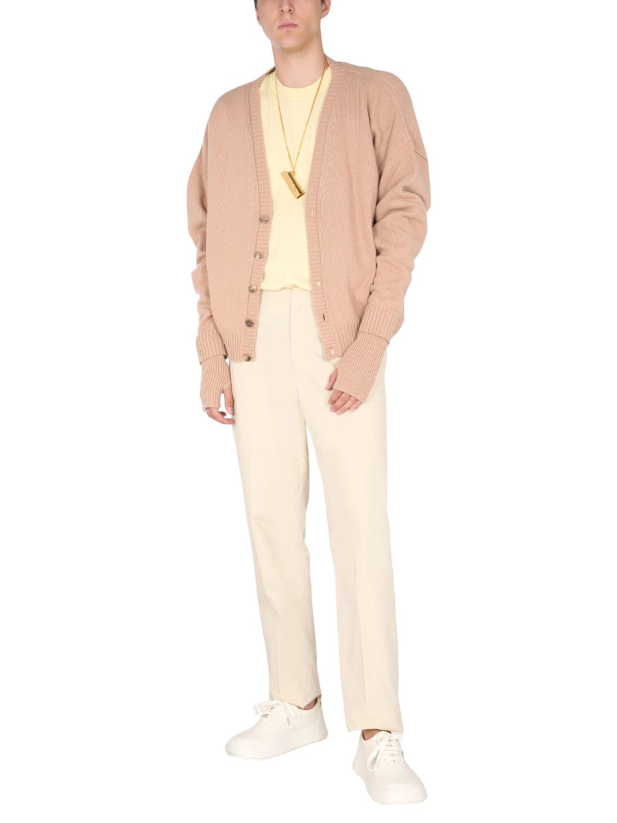 AMBUSH Oversize Fit Cardigan with Cut Out Detail