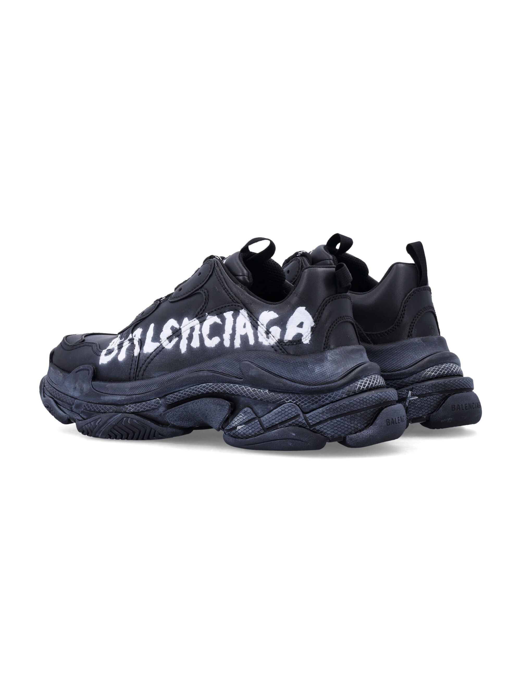 BALENCIAGA Triple S Paint Logo Sneaker (Men's Size)