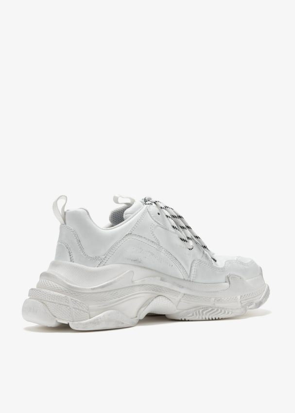 BALENCIAGA Triple S Paint Logo Sneakers - Men's Footwear