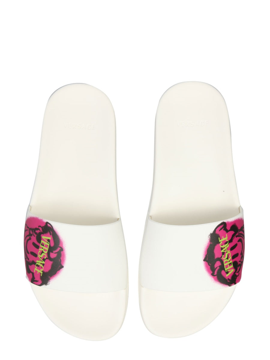 VERSACE Medusa Smiley Slide Sandals - 3 cm