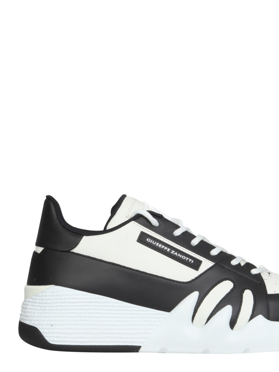 GIUSEPPE ZANOTTI Leather Talon Sneaker with 5 CM Rubber Sole for Men