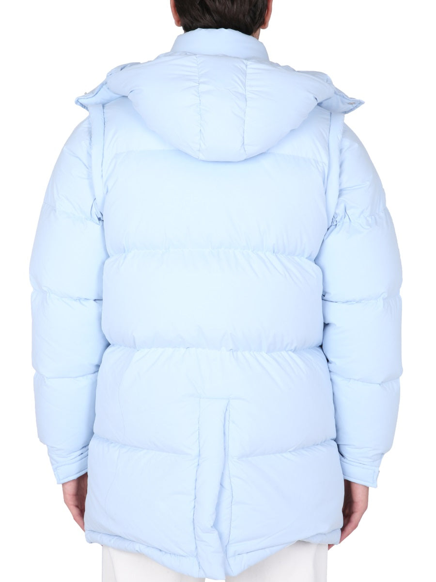 SUNNEI X ELEONORA BONUCCI Unisex Puffy Down Jacket with Removable Hood