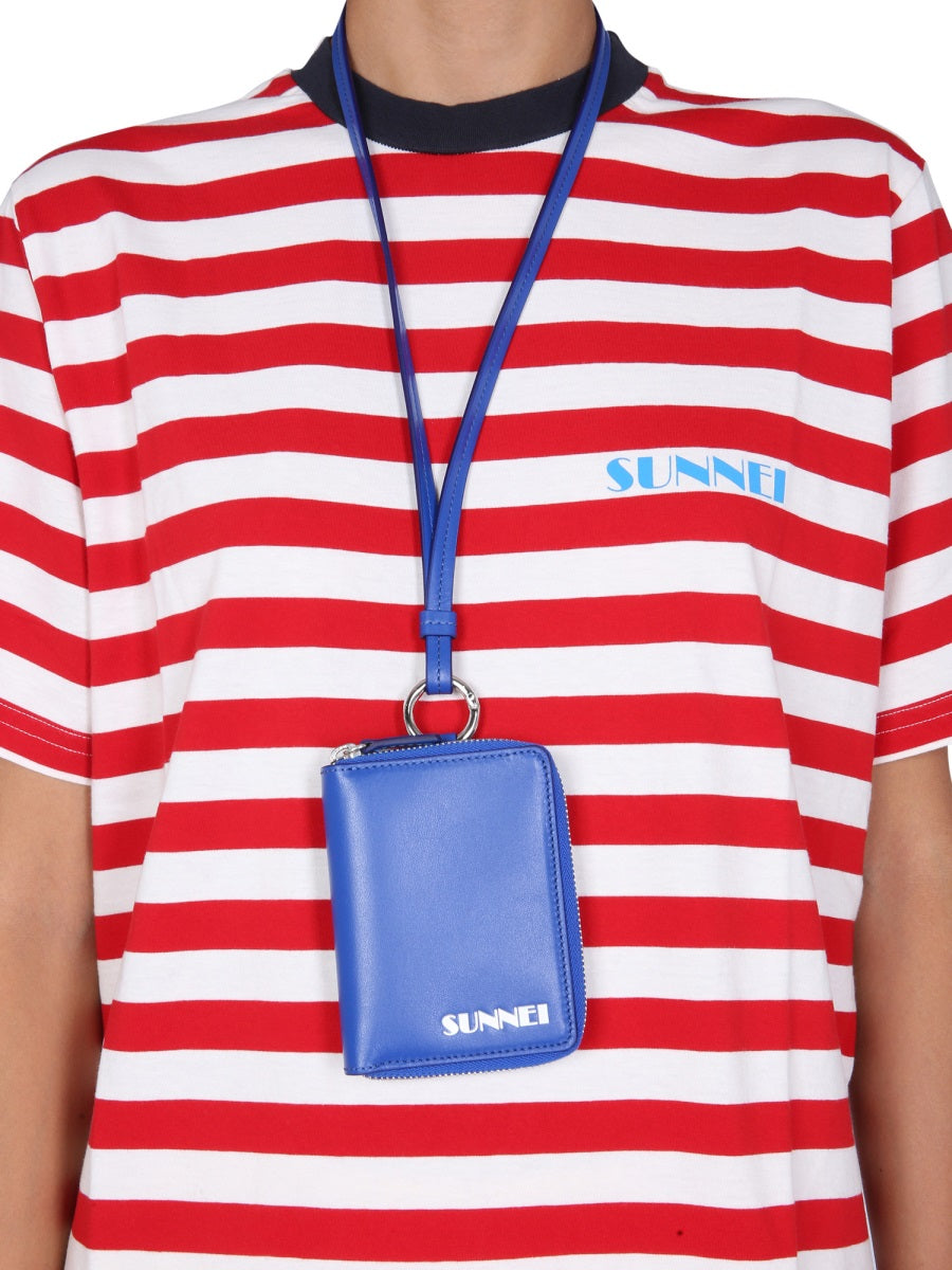 SUNNEI X ELEONORA BONUCCI Unisex Crew Neck T-Shirt with Mini Logo