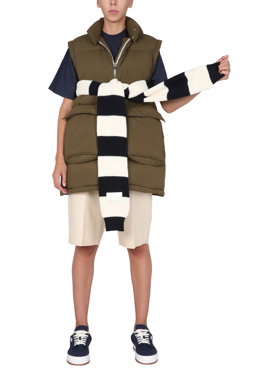 SUNNEI X ELEONORA BONUCCI Unisex Removable Hood Puffy Down Jacket