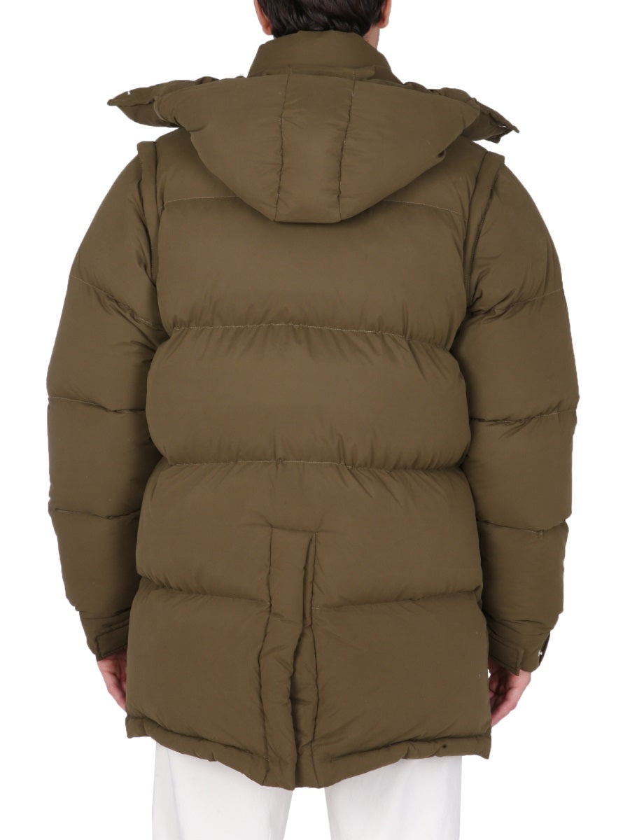 SUNNEI X ELEONORA BONUCCI Unisex Removable Hood Puffy Down Jacket