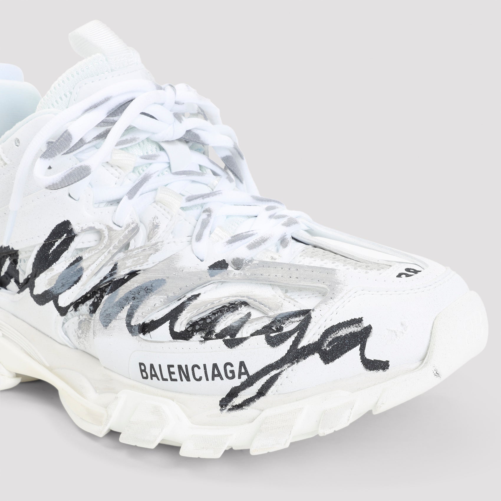 BALENCIAGA Track Polyurethane Sneaker - Almond Toe