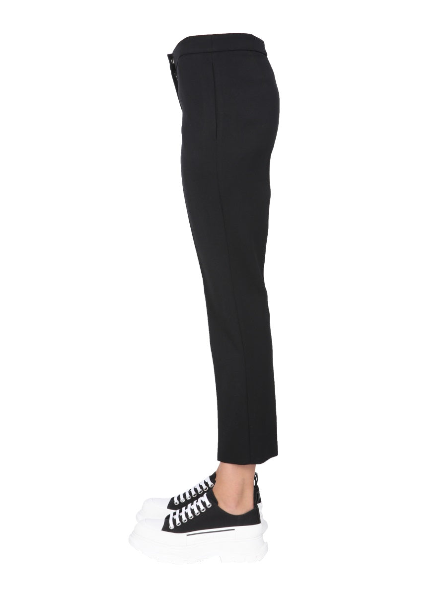 ALEXANDER McQUEEN Cropped Straight Trousers