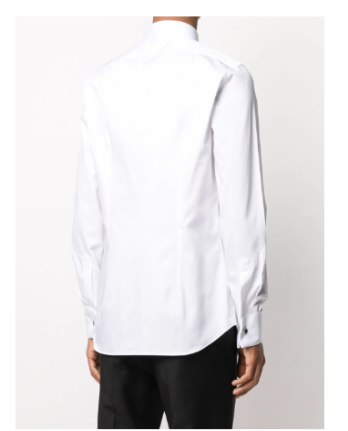 XACUS Men's Crisp Long Sleeve Tailored Shirt