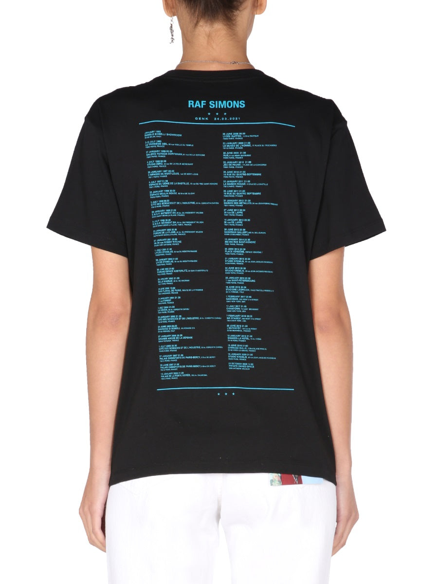 RAF SIMONS Ataraxia Crew Neck T-Shirt for Women