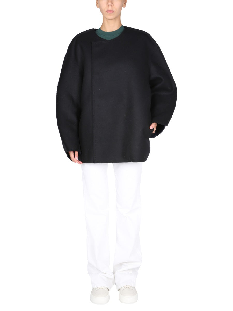 SUNNEI Unisex Loose Fit Asymmetrical Jacket