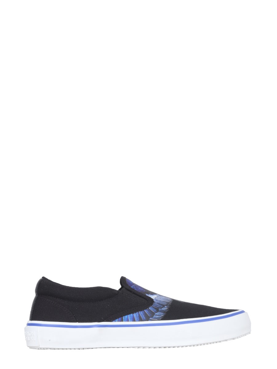 MARCELO BURLON COUNTY OF MILAN Vulcanized Slip-Ons for Men - 3cm Rubber Sole