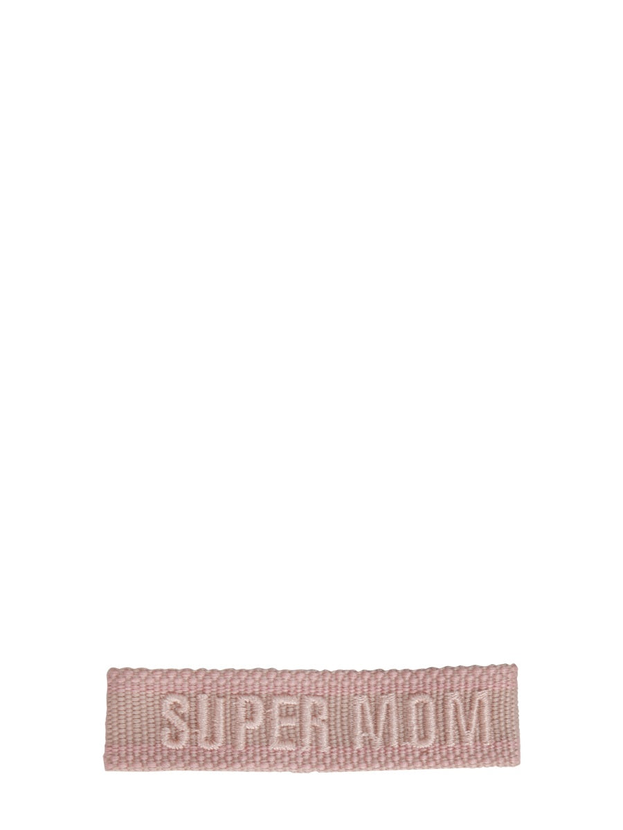 LABEL K Braided Fabric Bracelet - Super Mom Edition