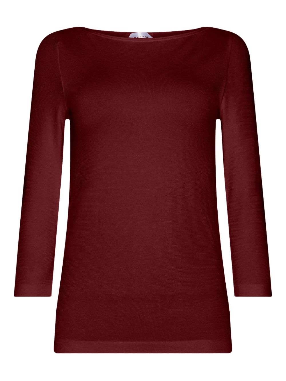 WOLFORD Boat-Neck Sweater with Three-Quarter Sleeves