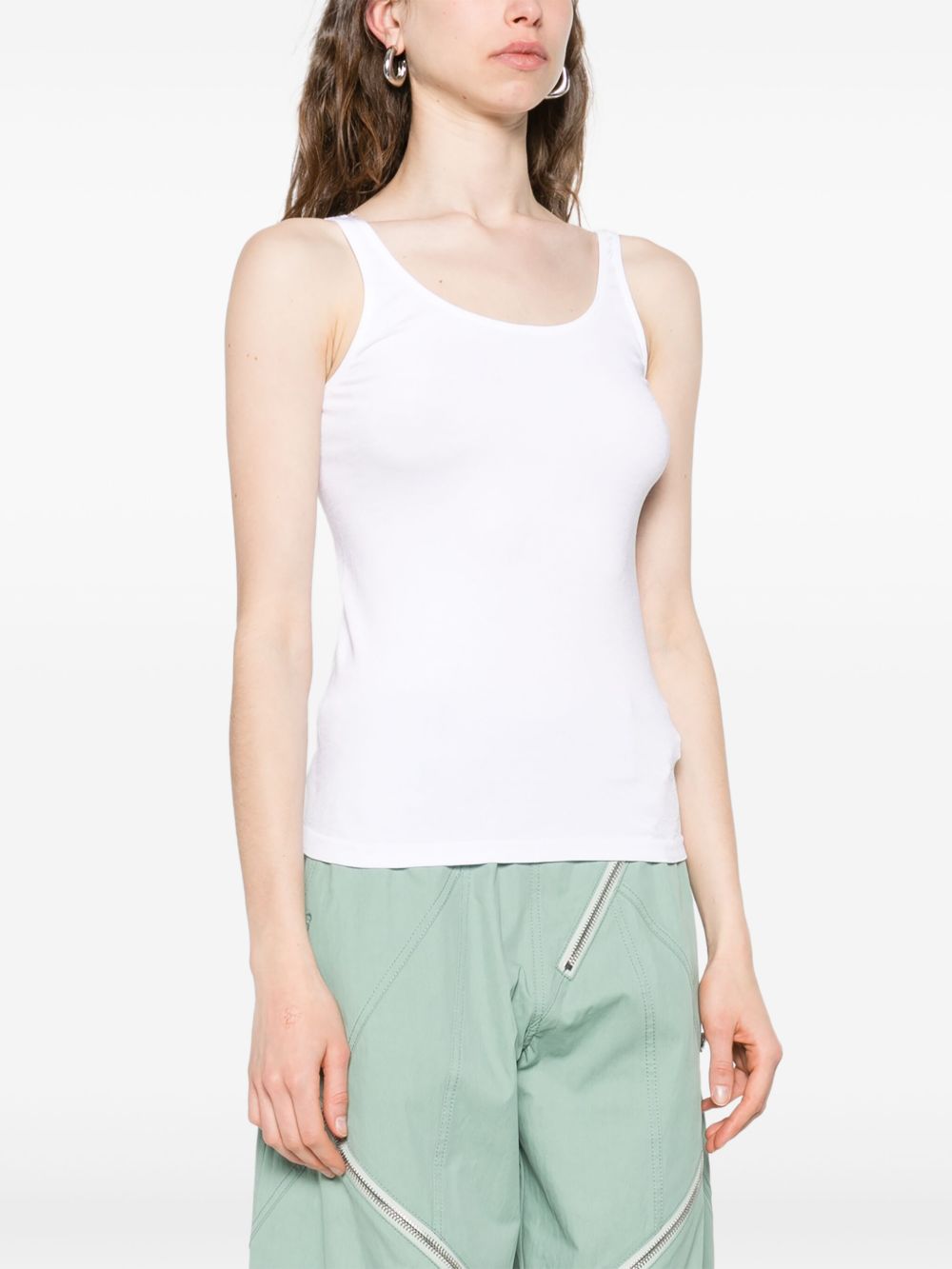 WOLFORD Cotton Blend Tank Top for Women