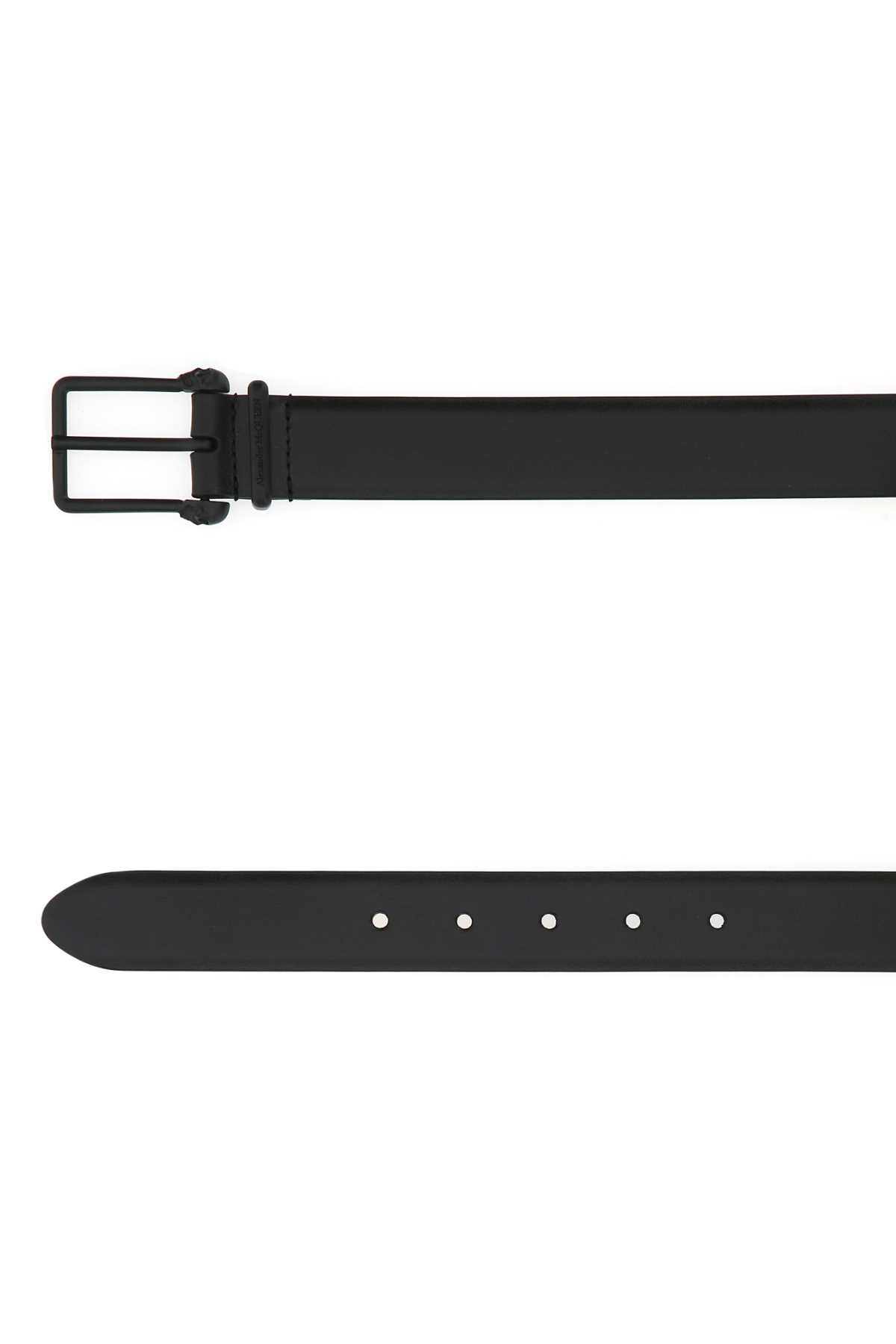 ALEXANDER MCQUEEN Leather Belt for Men - SS22 Collection