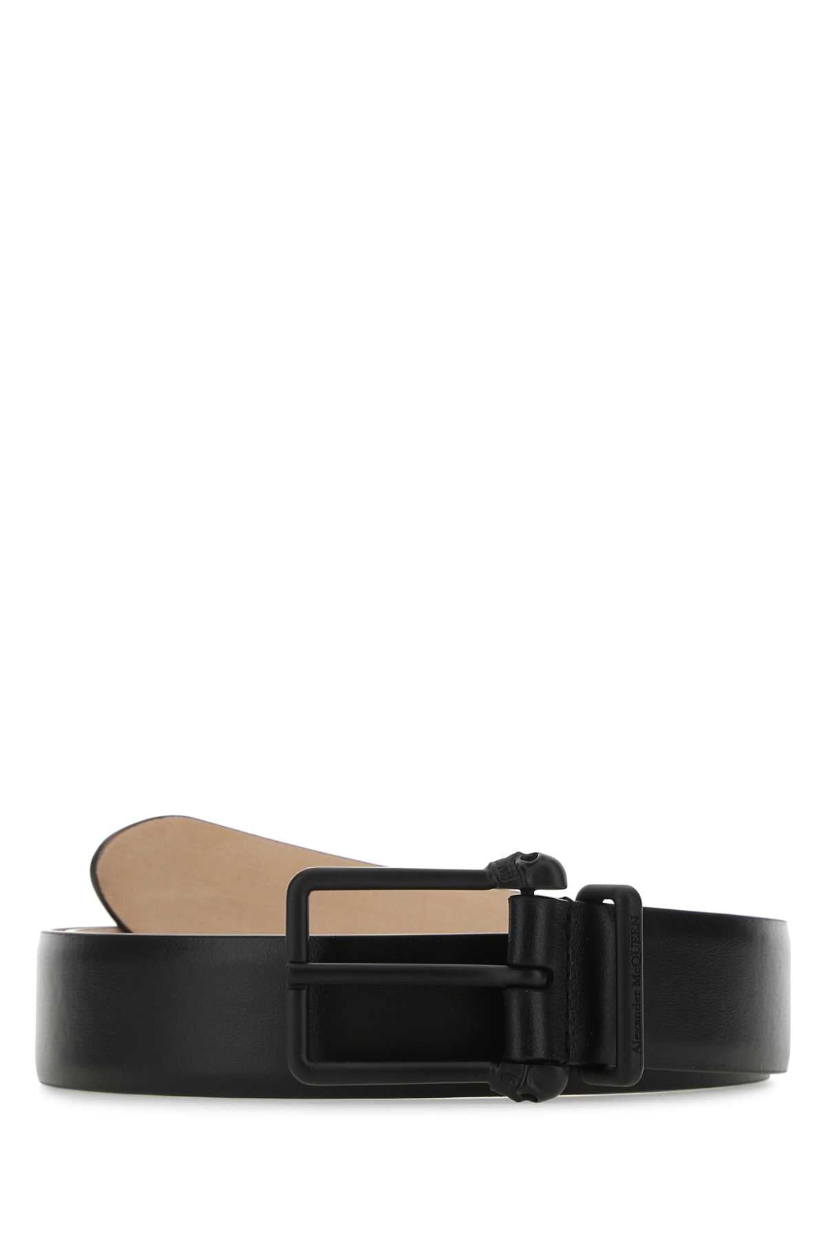 ALEXANDER MCQUEEN Leather Belt for Men - SS22 Collection