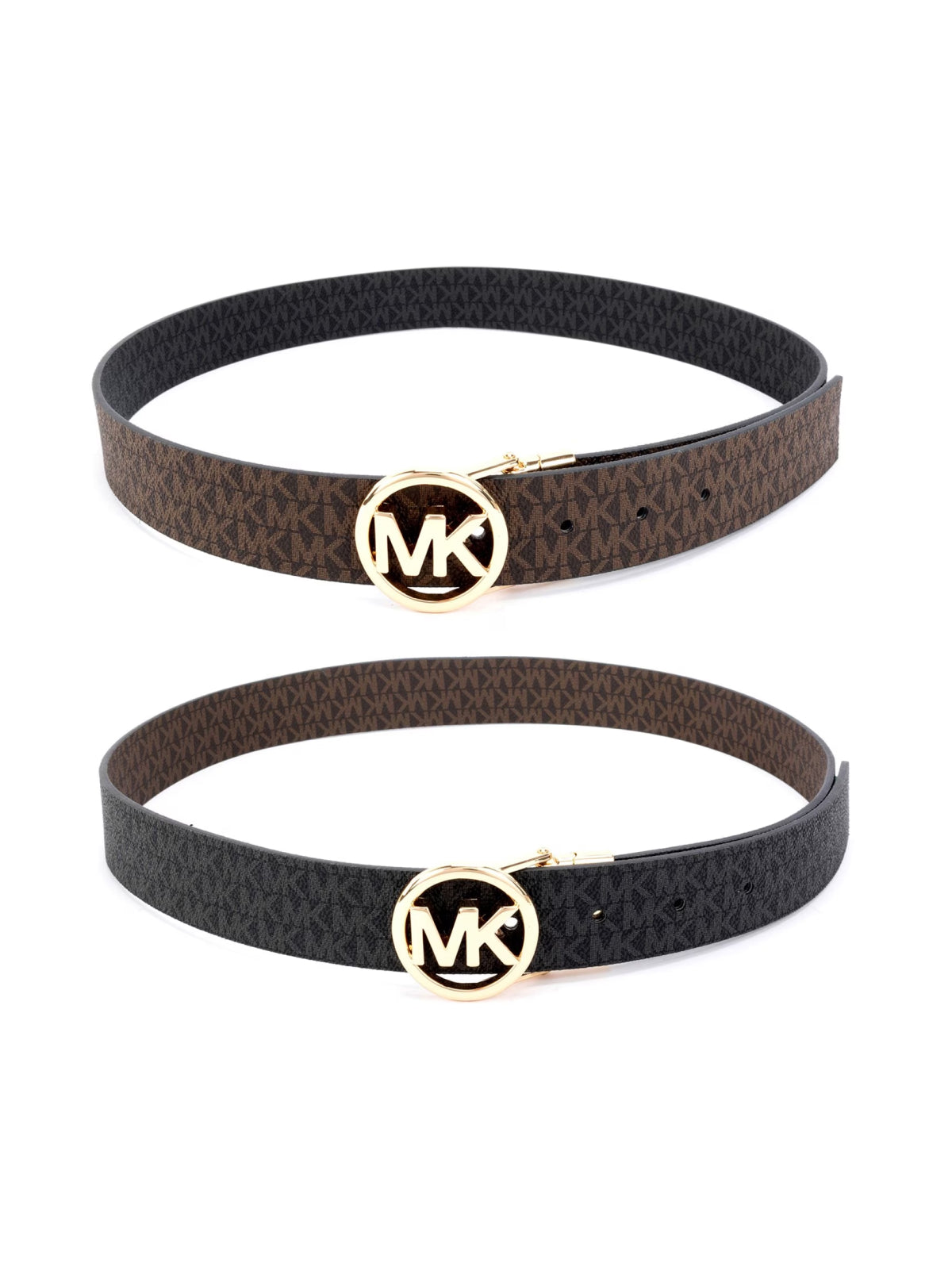 MICHAEL KORS Reversible Monogram Belt - 32 mm Width