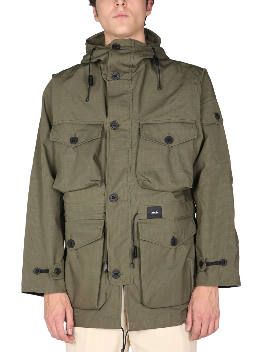 ARKAIR Hooded Tall Neck Jacket