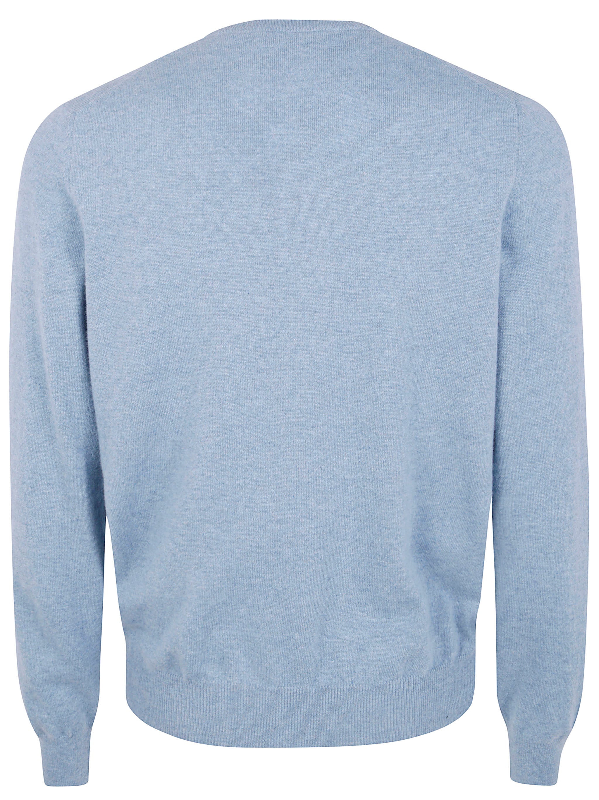 GRAN SASSO Men's Round Neck Cashmere Sweater