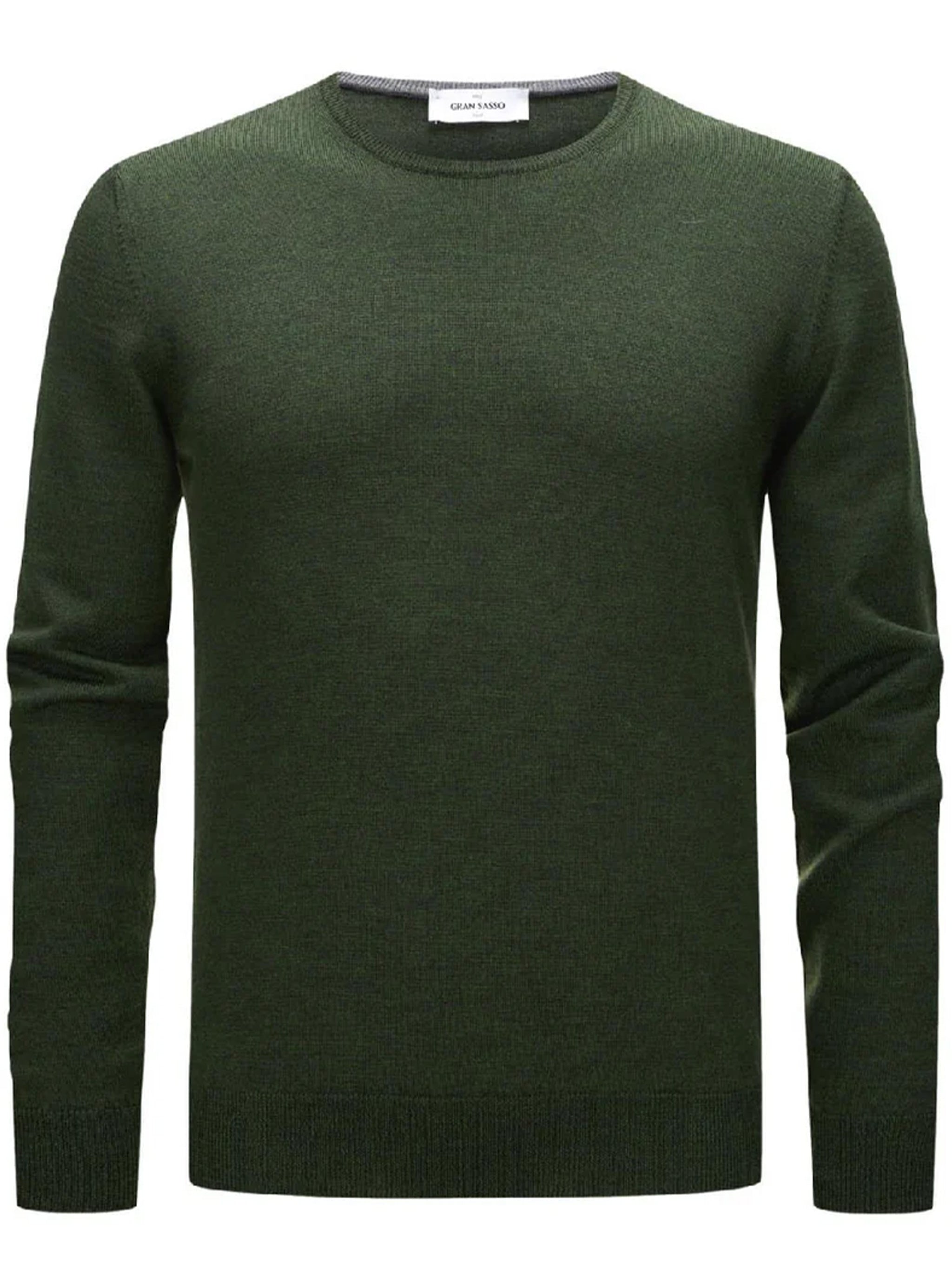 GRAN SASSO Men's Wool Paracollo Sweater - FW25 Collection