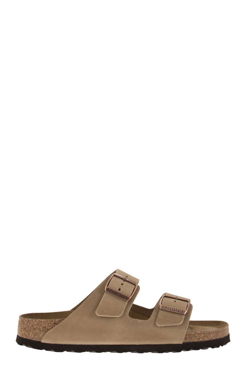 BIRKENSTOCK Leather Slip-On Sandal with Adjustable Buckles