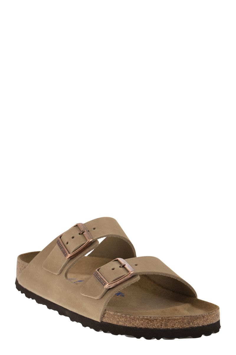BIRKENSTOCK Leather Slip-On Sandal with Adjustable Buckles