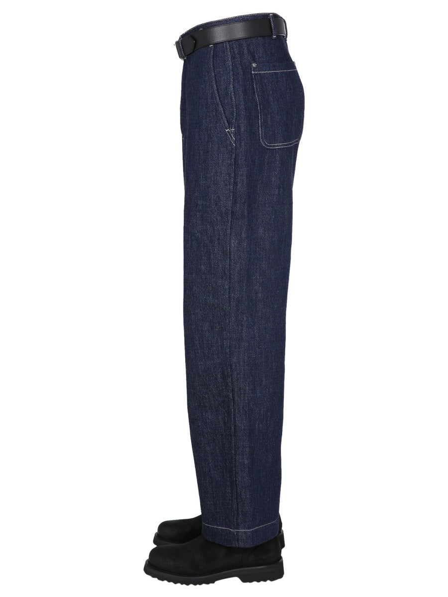 NIGEL CABOURN Wide Fit Jeans with Talon Zip Closure (Men's)