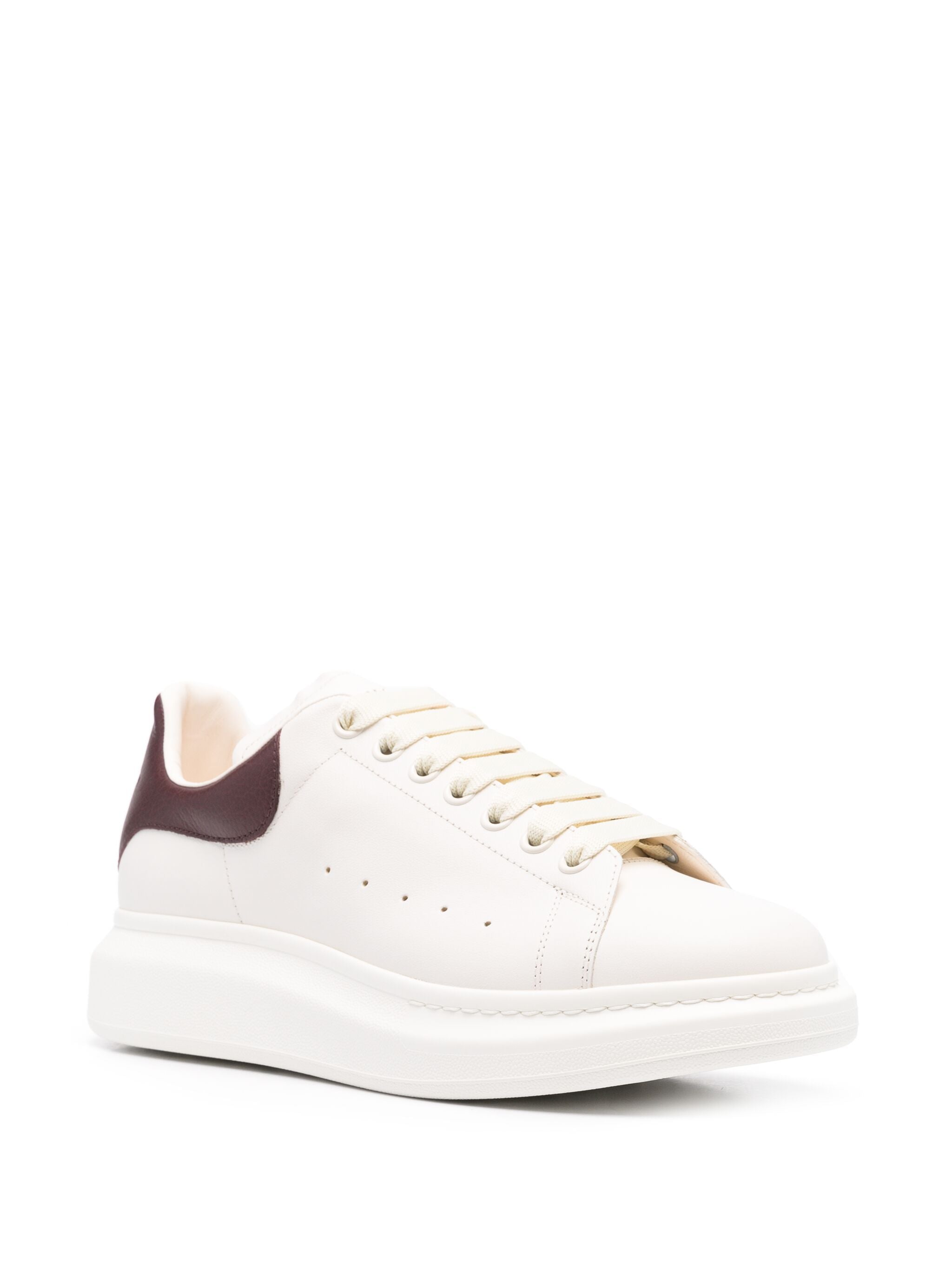 ALEXANDER MCQUEEN Oversized Leather Sneakers for Men - SS25 Collection