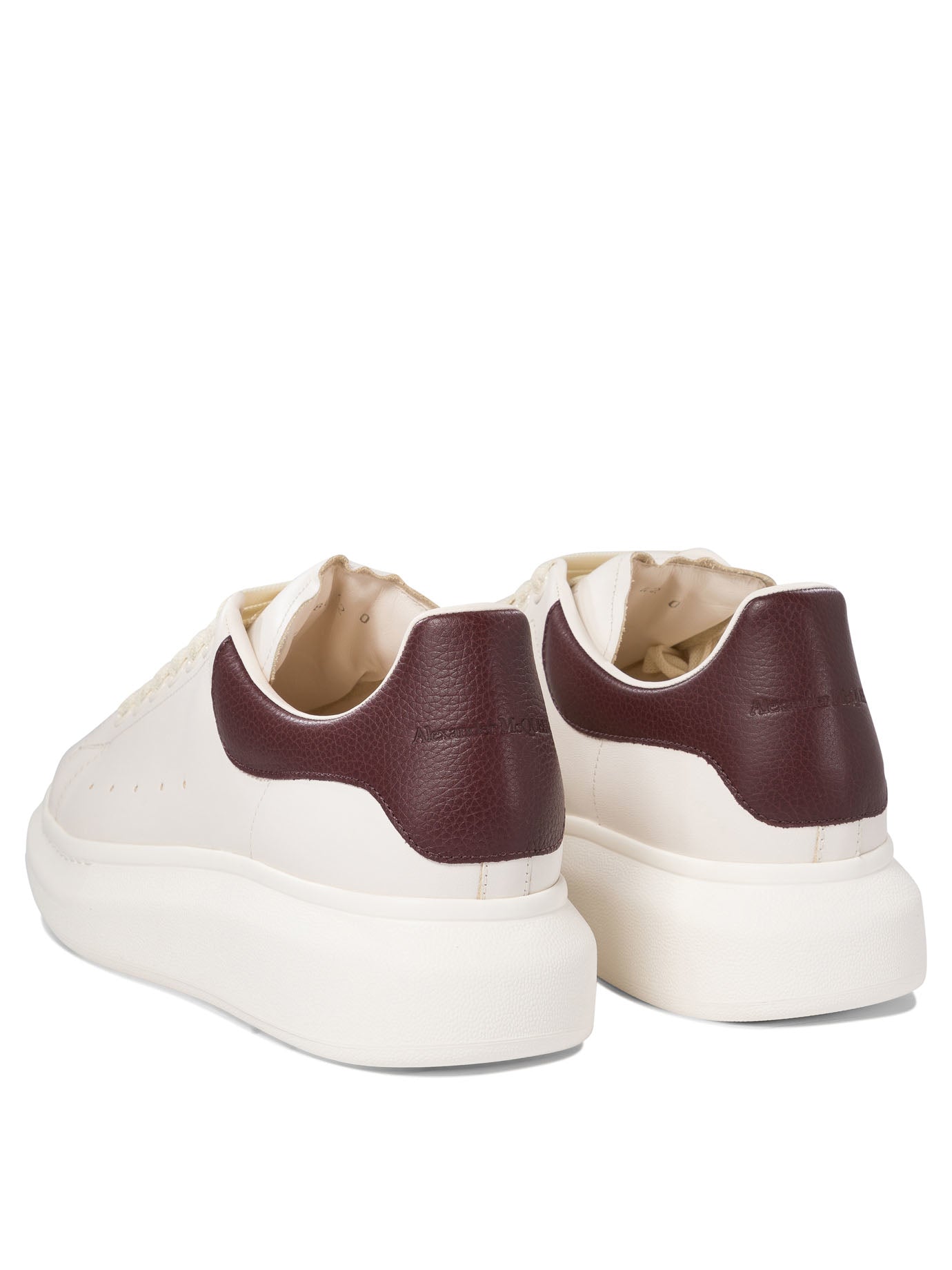 ALEXANDER MCQUEEN Oversized Leather Sneakers for Men - SS25 Collection