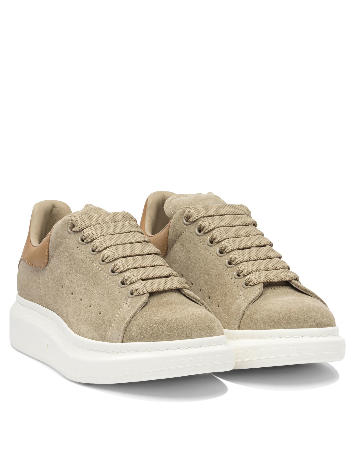 ALEXANDER MCQUEEN Leather Upper and Rubber Sole Sneakers for Men