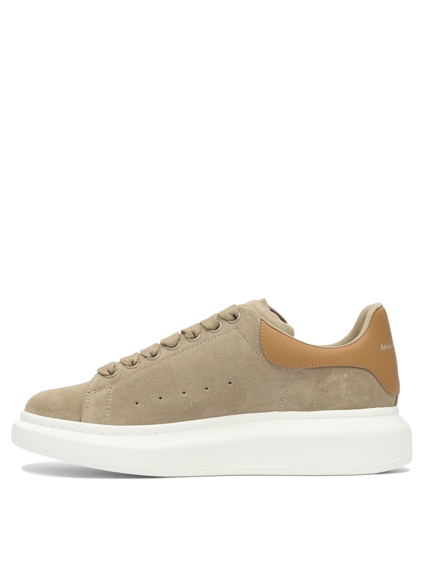 ALEXANDER MCQUEEN Leather Upper and Rubber Sole Sneakers for Men