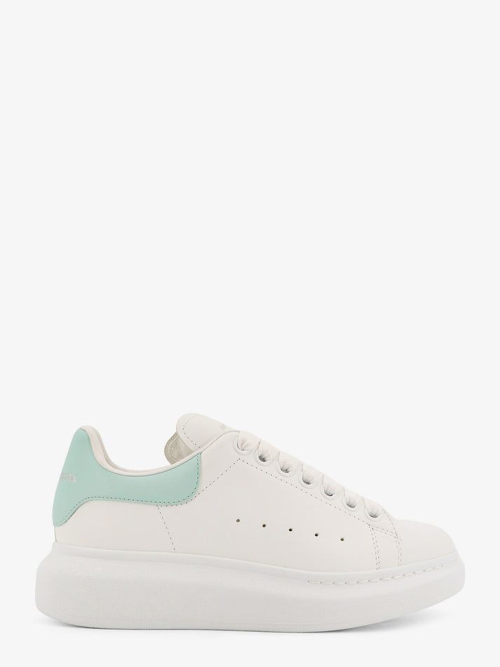 ALEXANDER MCQUEEN Stylish Leather Sneakers with Heel for Women