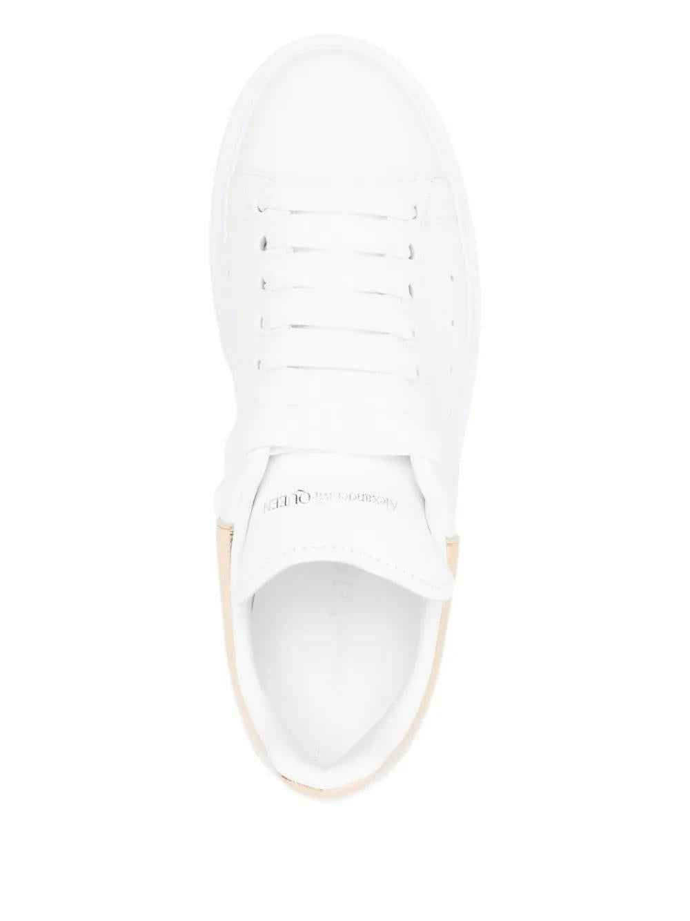 ALEXANDER MCQUEEN Oversized Leather Low Top Sneakers for Women - FW25